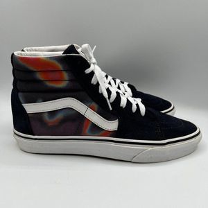 VANS SK8-HI Dark Aura Multi Blue Suede Canvas Skate Shoes W10.5/M9 VN0A4U3CWN0